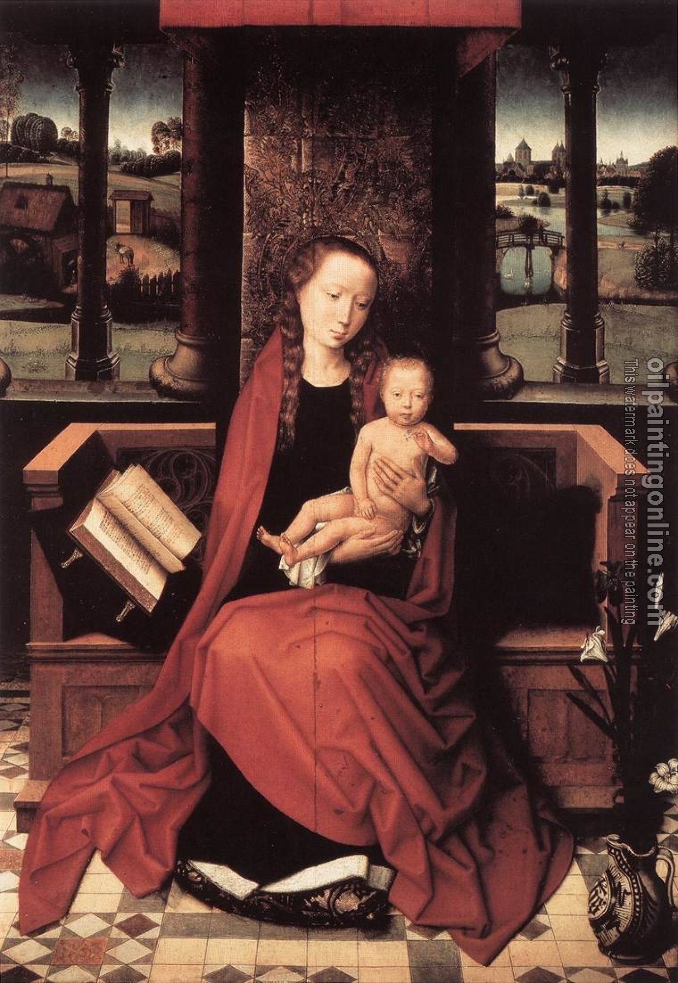 Memling, Hans - Virgin and Child Enthroned